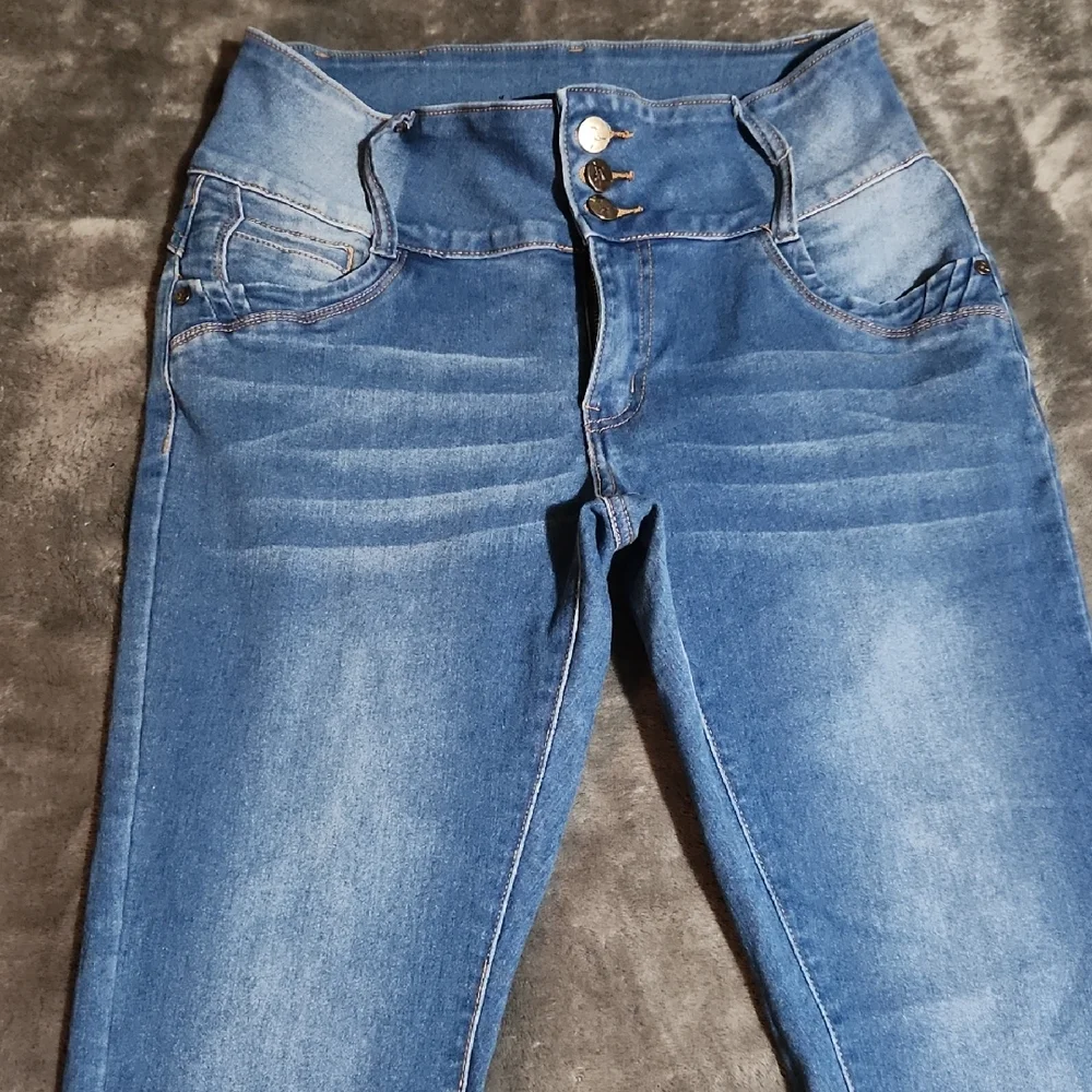 Always High Rise Blue Women's Jeans - Picture 2 of 5